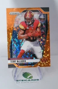2024 Panini Prizm #289 Terry McLaurin Orange Disco Commanders - Bild 1 von 2