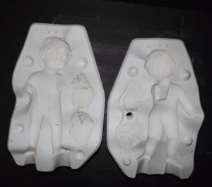 Vtg Scioto Ceramic Slip Casting Mold #S-2586 Cherub Named "Harry" - Picture 1 of 10