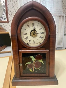 ANTIQUE CLOCK-VERY OLD COMPLETE AND WORKING - Picture 1 of 14