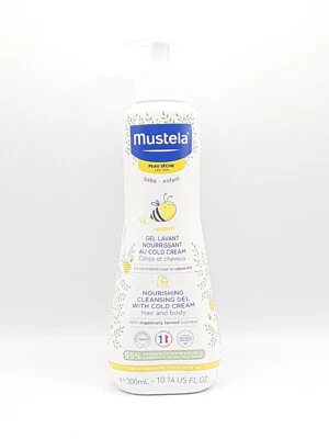 Mustela Gel Limpiador Nutritivo Cabello y Cuerpo con Crema Fría para Piel Seca Foto 1 de 2