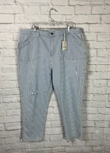 ANA Womens High Rise Straight Utility Style Jeans Size 20W - Picture 1 of 5