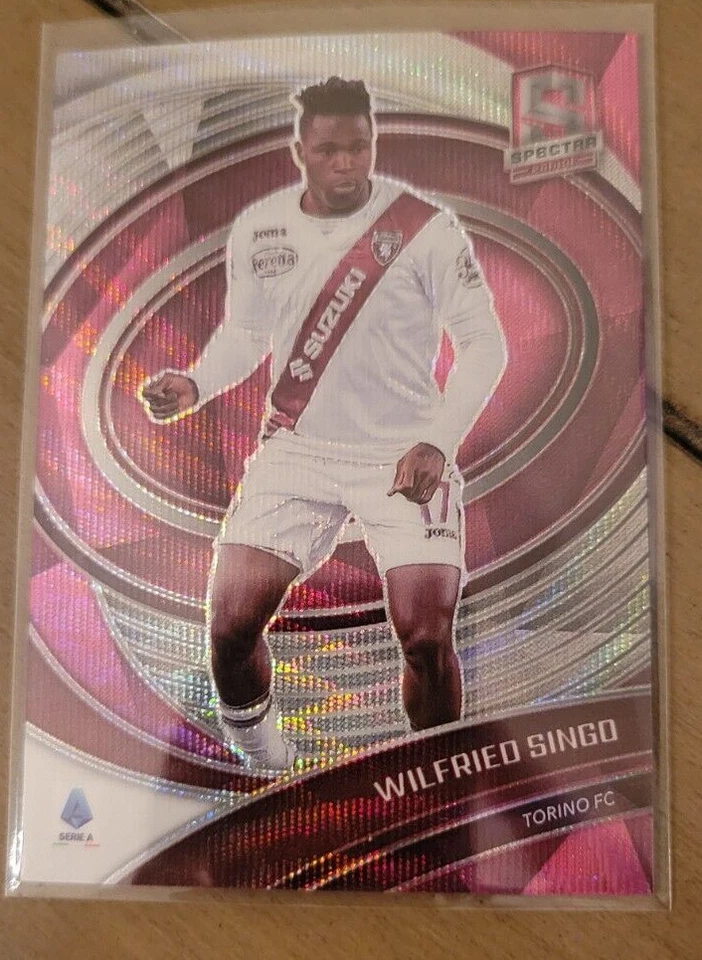 Wilfried Singo 2021-22 Chronicles FOTL Spectra Pink Wave Prizm /19 - Image 1 of 2