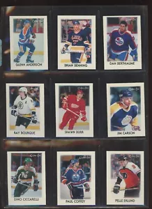 1987-88 O-Pee-Chee Minis Set 1-42 - Foto 1 di 5
