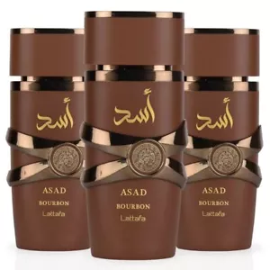 Asad Bourbon Eau De Parfum Spray 100 ml (3,4 OZ) de Lattafa | A Rich & Inviting S - Imagen 1 de 6