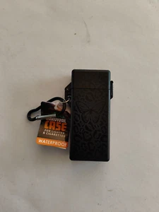 Smokezilla Survival Case for Lighter & Cigarettes-black butterfly - Picture 1 of 3