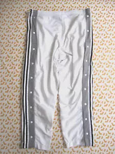 Pantalon Bouton pression Blanc gris Adidas Adibreak 90'S vintage Homme - 168 / S - Imagen 1 de 5