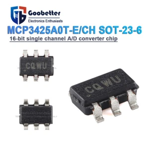 MCP3425A0T-E/CH SOT-23-6 16-bit single channel A/D converter IC chip - Bild 1 von 7