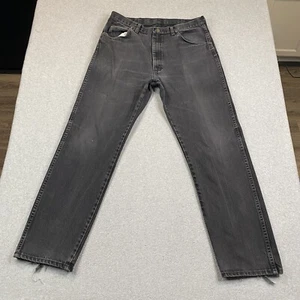 Wrangler Jeans Mens 38x34 fits 36x32* Rugged Straight Cotton Distressed Grunge * - Picture 1 of 20