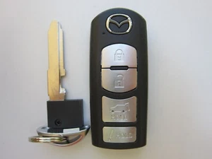 OEM MAZDA 2016-2020 CX9 CX5 CONTROL REMOTO INTELIGENTE SIN LLAVE SIN CORTAR TKY2-67-5DY/GRIETO - Imagen 1 de 6