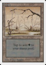 Swamp (B Two Branches) Unlimited NM Basic Land MAGIC GATHERING CARD ABUGames