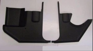 NEW PAIR REPRODUCTION 1970-4 CUDA, CHALLENGER LOWER KICK PANELS (BLACK) NICE!! - Picture 1 of 1