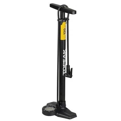 TOPEAK TJB-UE1 Joe Blow Bike Floor Pump Presta & Shrader Valve 120psi Black - Image 1 of 4