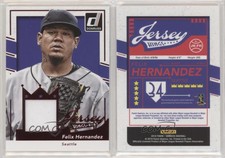 2016 Panini Donruss Jersey Kings Red /10 Felix Hernandez #JK-FH