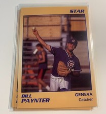BILL PAYNTER 1990 Star Geneva Cubs PWE SHIP