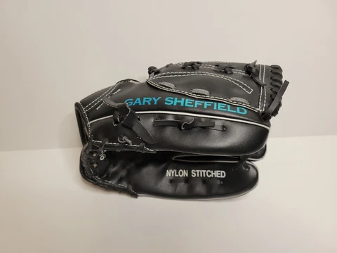 Vintage Florida Marlins - Gary Sheffield- Baseball Glove cheveron sponsor Cover