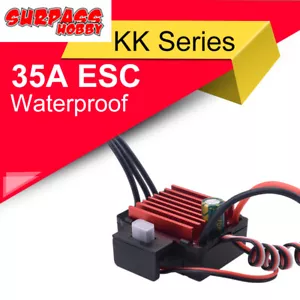 SURPASSHOBBY 35A ESC Waterproof Controller for 1/16 1/14 RC Car 2838 2845 motor - Picture 1 of 11