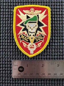 MAC-V SOG MILITARY ASSISTANCE COMMAND VIETNAM STUDIES AND OBSERVATIONS PATCH VET - Picture 1 of 1