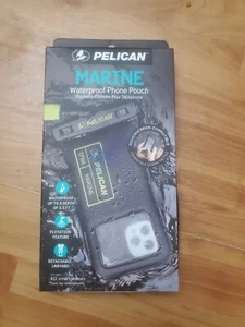 Pelican Marine Series IP68 Waterproof Floating Universal Case - Black/Yellow - Picture 1 of 2