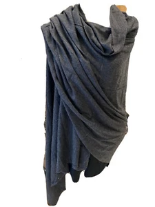 CASHMERE SCARF Shawl Travel Wrap Handmade Natural Cashmere Soft&Warm - Picture 1 of 3