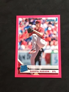 2019 Donruss Rated Rookies Mother's Day Ribbon /25 Dakota Hudson #34 Rookie RC - Bild 1 von 2