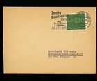 Postal History Germany #844 Card Trade Fair Goods Slogan 1961 Frankfurt Mulheim