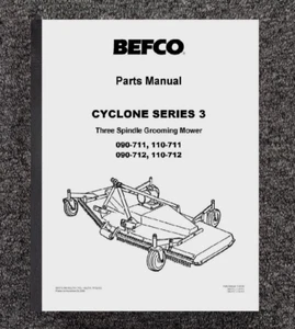 Cortacésped de aseo de 3 husillos Service Befco Cyclone Ser 3 090-711-712 y 110-711-712 - Imagen 1 de 11