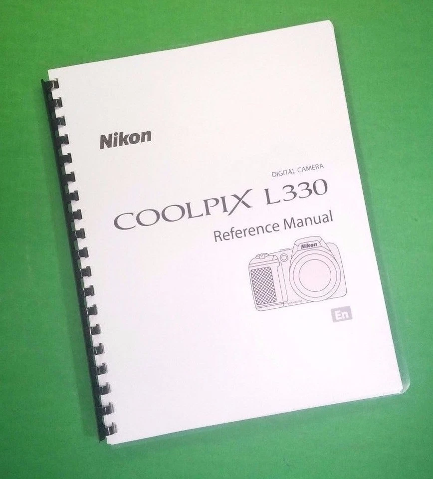 Owners Manual for Nikon L330 Coolpix Camera 184 Pages W/Clear Covers! - Image 1 of 1