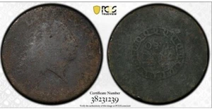 1793 Chain Cent PCGS Genuine Good-Detail Environmental Damage AMERICA  * - Picture 1 of 3