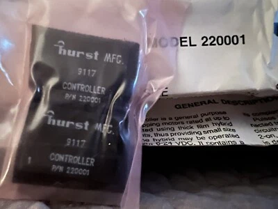 220001 - Hurst Mfg., Controlador, Motor Paso a Paso 6-24 VDC (cantidad 2) Foto 1 de 2