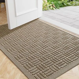Front Door Mat Indoor Outdoor Entrance, Dirt Trapping Outdoor Welcome Mats, N... - Picture 1 of 8