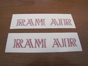 1969-70 GTO RAM AIR HOOD DECALS, RED - Picture 1 of 1
