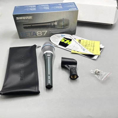 BETA 87A Micrófono Vocal Condensador Supercardioide Shure Alta Calidad EE. UU. Nuevo Foto 1 de 4