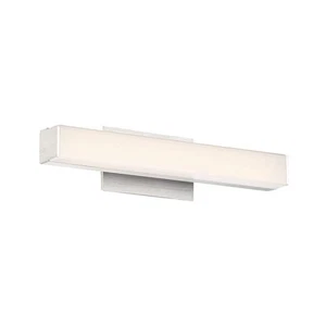 WAC Lighting Brink 12 in. Brushed Aluminum LED Vanity Light Bar and Wall Sconce, - Picture 1 of 6