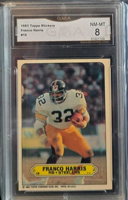 1983 Topps - Stickers Franco Harris #15 - Image 1 of 2