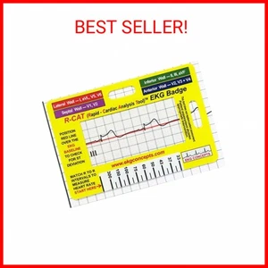 R-CAT EKG Abzeichen (EKG, EKG-Rhythmusstreifen und 12-Kanal genau interpretieren) - Bild 1 von 1