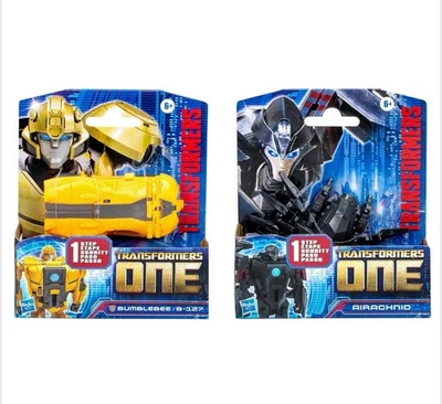 Набор Transformers One Cog Changer Bumblebee B-127 4 дюйма и Airachnid 4 дюйма НОВЫЙ В КОРОБКЕ - Изображение 1 из 4