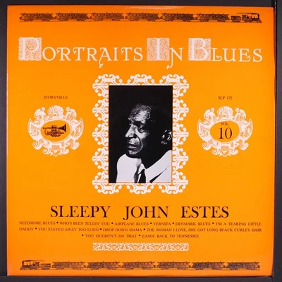 SLEEPY JOHN ESTES: portraits in blues, vol. 10  STORYVILLE 12" LP 33 RPM UK - Image 1 of 2