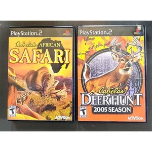 Cabelas African Safari & Deer Hunt 2005 Season PS2 Games Playstation 2 Hunting - Picture 1 of 8