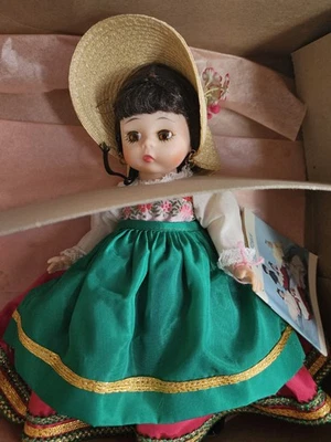 Muñeca vintage Madame Alexander Italia #593. Muñeca nueva.  Foto 1 de 3