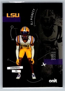 DJ Pickett Silhouette LSU Tigers 2025 Onit Football - Picture 1 of 1