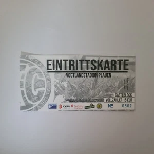 VFC Plauen - Lok Leipzig Ticket 2024/2025 Lokomotive Ticket Eintrittskarte - Bild 1 von 1