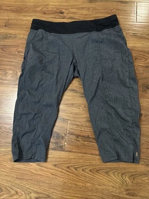 Pantalones deportivos Lucy Activewear “Get Going” grises Capri 2X Foto 1 de 4