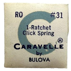 Caravelle RO CLICK SPRING Watch Material Part No. 31 Citizen 0150 VTG NOS - Picture 1 of 1