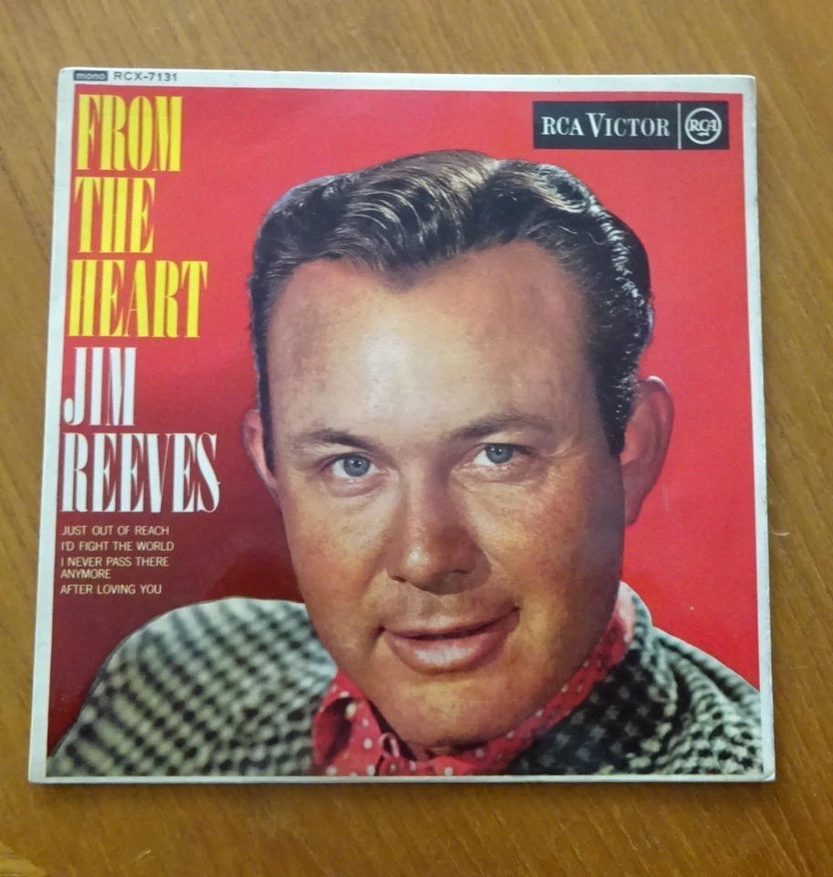 JIM REEVES--EP--FROM MY HEART--4 TRACKS--RCA--P.S--V/G+ - Image 1 of 1