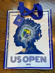 US Open Tennis 2025 Bag Shopping Tote Collectible Art Eco NEW with Tags - Picture 1 of 4