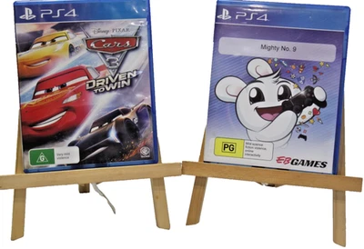 PS4 Games Cars 3 Driven to Win Disney Pixar Mighty No.9 PlayStation 4 MINT Disc - Image 1 of 4