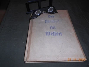 R! Raumbildalbum Stereobook Der Kampf im Westen 1940 complett Raumbildbetrachter - Picture 1 of 11