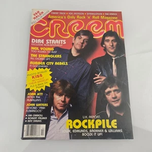 CREEM Magazine February 1981 Rockpile Cover Van Halen Poster Dire Straits - Picture 1 of 2