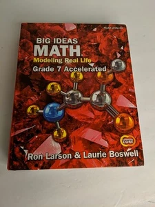 Big Ideas Math Modeling Real Life Grade 7 Free Shipping Mathematics Textbook - Picture 1 of 8
