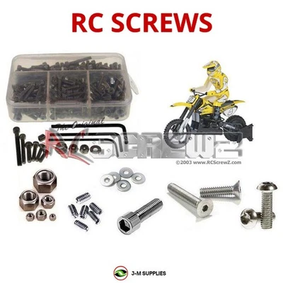 RCScrewZ Stainless Screw Kit dur031 for Duratrax DX450 EP Motorcycle | SET - Image 1 of 4